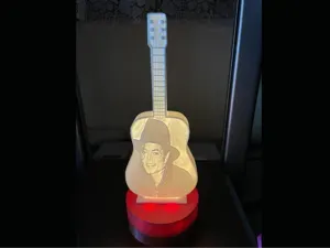 lithophanie guitare michael jackson
