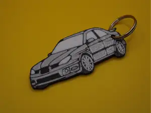 Car keychain of Subaru Impreza
