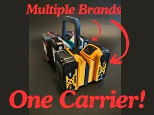 Modular Power Tool Battery Carrier