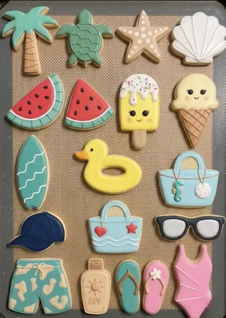 summer cookie cutter (set of 18 x 6cm or 9cm) — Фото 7 из 7