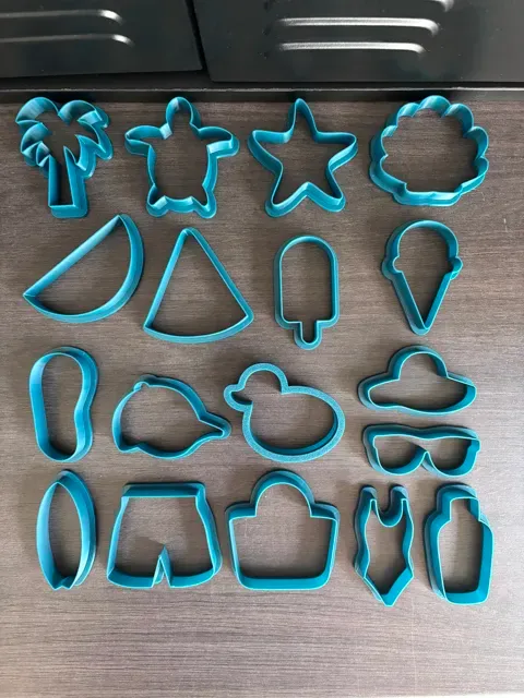 summer cookie cutter (set of 18 x 6cm or 9cm) — Фото 5 из 7