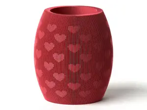 Valentine's day vase