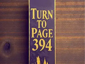 Harry Potter Page 394 Snape Bookmark