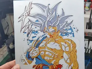 Dragon Ball Hueforge - Goku Ultra Instinct