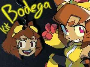 Kit Bodega Head Keychain GAMEOVERSE Glitch pin
