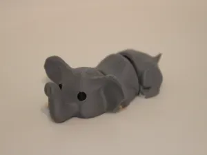 flexi print in place elephant