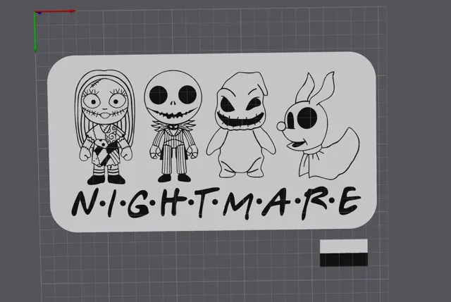 N.I.G.H.T.M.A.R.E. wall art — Image 2 of 2