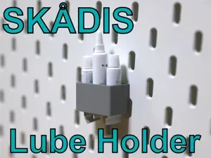 Skadis Bambu Lubricant Oil and Grease Holder
