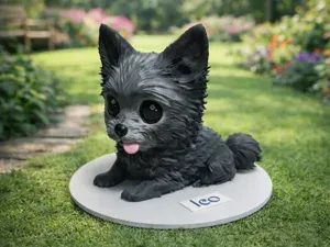 Ico – Cute Chibi Dog Figurine | Stylized Puppy
