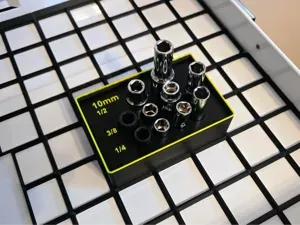 PITTSBURGH 10mm Metric Essential Set ~ Gridfinity