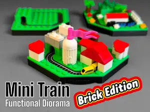 Mini Train - Brick your Diorama