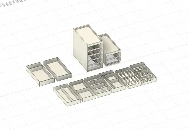5 drawer storage cabinet - Expandable — Image 4 of 15
