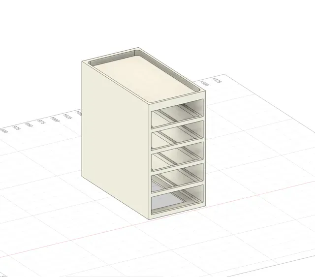 5 drawer storage cabinet - Expandable — Image 3 of 15