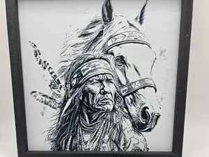 L INDIEN ET SON CHEVAL