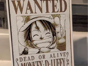 One Piece - Monkey D Luffy Wanted Poster
