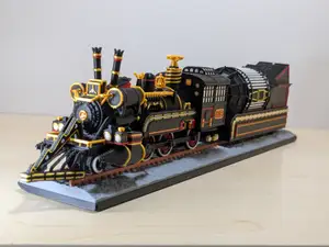 Multicolor H0 scale BTTF Time Train with light