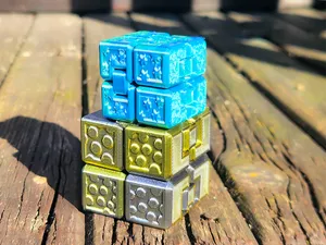 Infinity Cube Fidget with pattern 32g