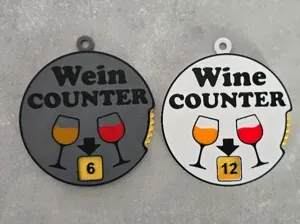 Wein-Counter / Wine-Counter - Klickzähler für Wein