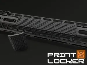 (Snap In) M-LOK Rail Covers Slotted Grip