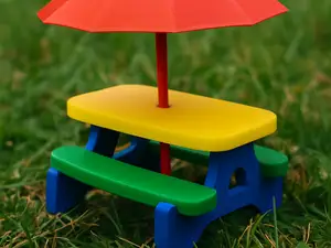 Little Tykes Picnic Table Decor Hide for Enclosure