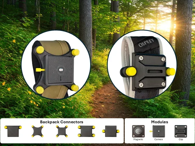 Hike buddy - Modular backpack connector system