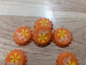 Fallout Nuka Cola Orange Bottle Cap
