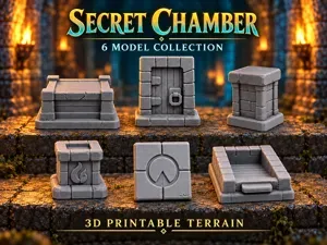 Broad Handle Dungeon Door Terrain