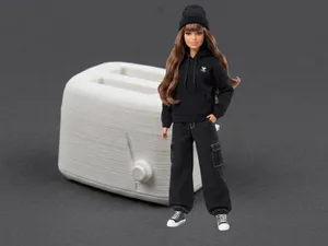 Mini Toaster – Dollhouse Kitchen Appliance
