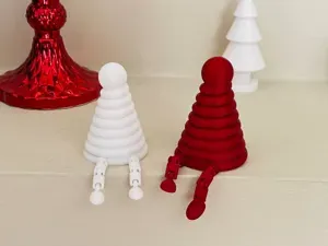 Christmas tree with flexible legs