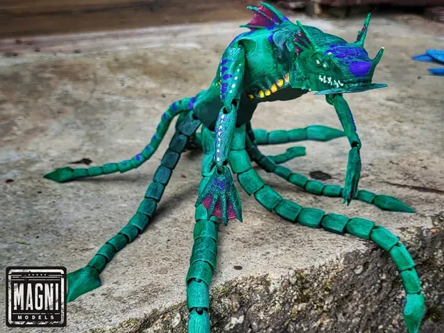 Articulated Sea Dragon Leviathan - Subnautica
