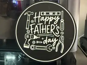 HAPPY FATHERS DAY COASTER