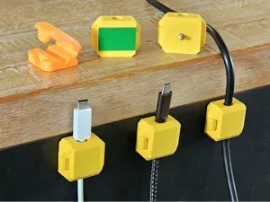 Heavy Duty Print-in-Place Cable Holder