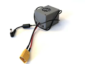 XL4016 Step-Down Converter Case with Cooling Fan