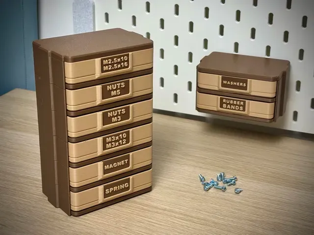 Modular Desk Drawer | Push-Push Lock | Skadis — Image 2 of 7