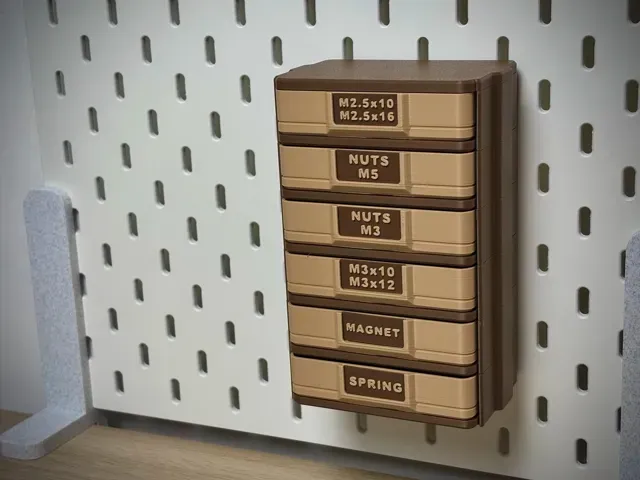 Modular Desk Drawer | Push-Push Lock | Skadis — Image 7 of 7