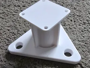 Mesh Tower guy wire mount top