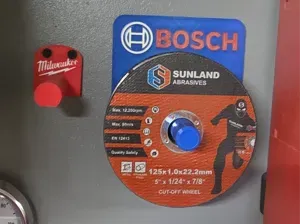 support mural disque meuleuse disqueuse BOSCH