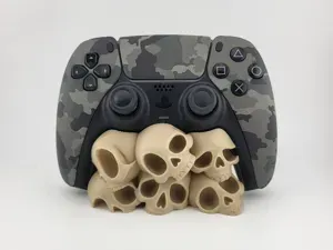 PS5 Skull Controller Stand | Gaming Desk Decor