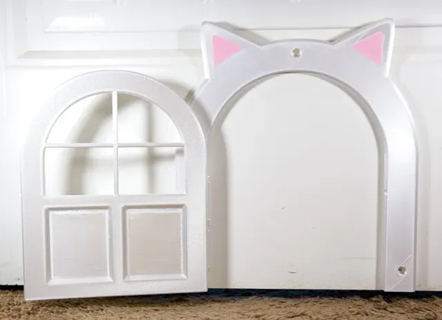 Cat Door with Ears — Image 7 of 10