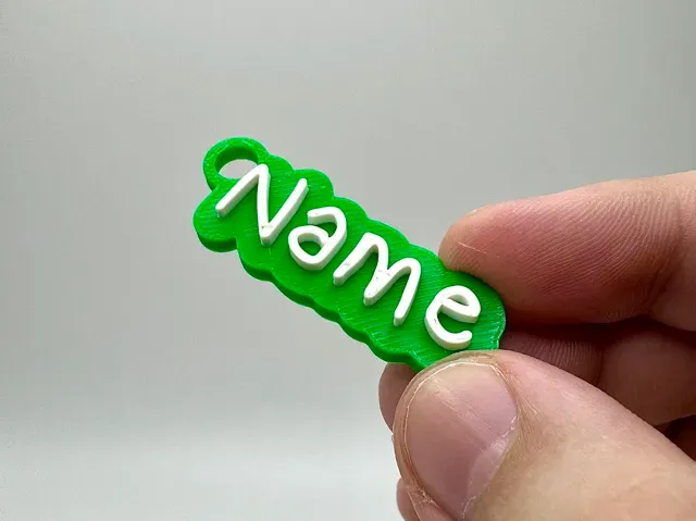 Kindergarten Style Font Custom keychain Generator — Фото 9 из 10