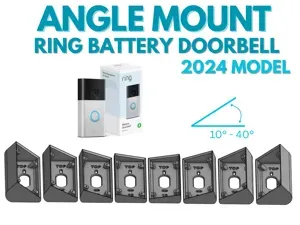 Ring Battery Doorbell (2024 Release) Angled Mount