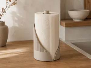 Japandi Fluted Paper Towel Holder