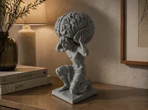 Figurine design le poids de la raison