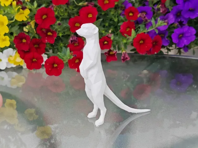 Geometric Low Poly Meerkat Figurine — Фото 9 из 10