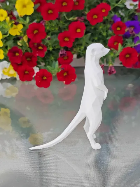 Geometric Low Poly Meerkat Figurine — Фото 6 из 10