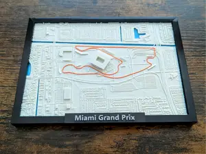 Miami Grand Prix 3D Miniature (F1 Edition)