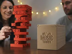 Love Music Tower – Romantic Block Game