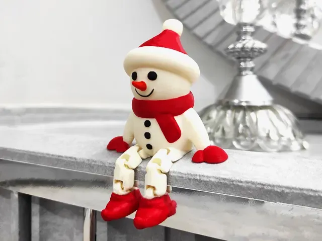 Articulated Christmas Snowman