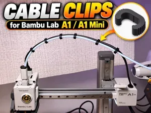 PTFE Tube & Cable Clips – A1 / A1 Mini