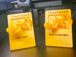 Charizard 3d pokemon card Customize